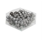   Gömb betűzős üveg 2,5 cm fényes-matt - Grafit szürke S/144