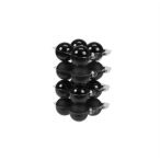 Gömb üveg 5,7 cm fekete-matt S/16