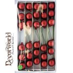 Gömb üveg betüzős 40 mm - Matt bordó S/30