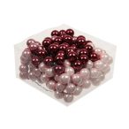   Gömb betűzős üveg 2,5 cm - Fényes-matt S/144 -  Wild blossom