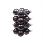 Üveggömb 5,7cm fényes-matt S/16 -  Frosted Lilac