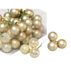 Gömb betűzös üveg pick 3 cm S/72 - Pezsgő