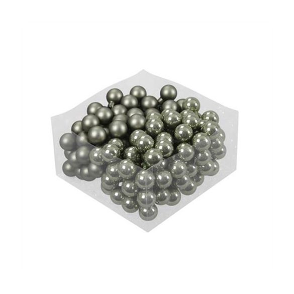 Gömb betűzős üveg pick 2,5cm matt/fényes - Gránit zöld S/144