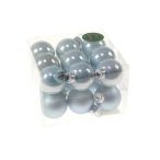 Gömb üveg 3 cm világos kék fényes-matt S/18