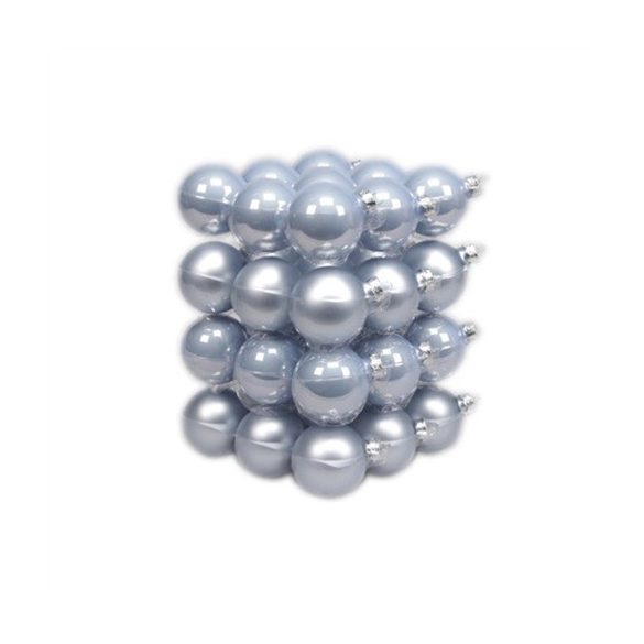 Gömb üveg 4 cm világoskék matt-fényes S/36