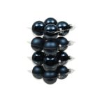 Üveggömb 5,7cm fényes-matt S/16 -  Night Blue