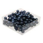 Gömb betűzős üveg 2 cm fényes-matt S/144 - Night Blue