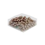 Gömb betűzős 2cm fényes, matt - S/144