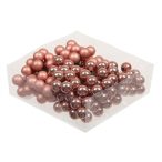 Gömb betűzős üveg 2cm fényes-matt - Barack S/144