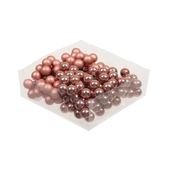 Gömb betűzős üveg 2cm fényes-matt - Barack S/144