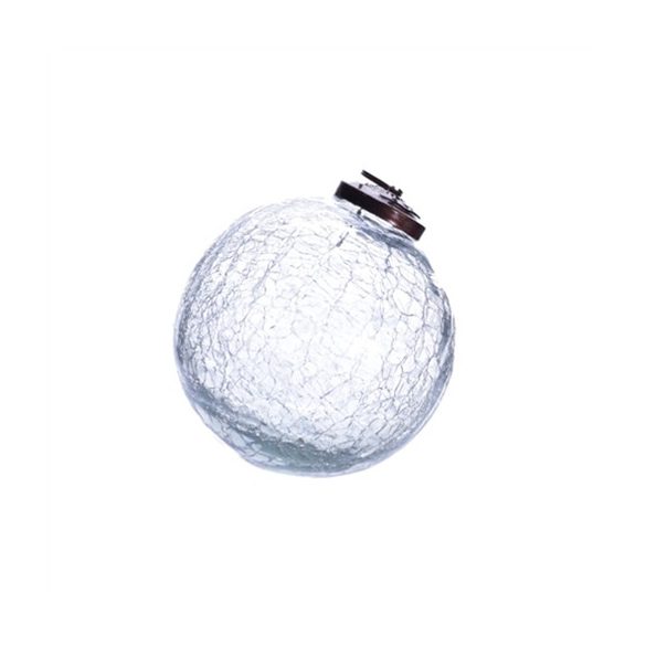 Gömb 7,5cm átlátszó