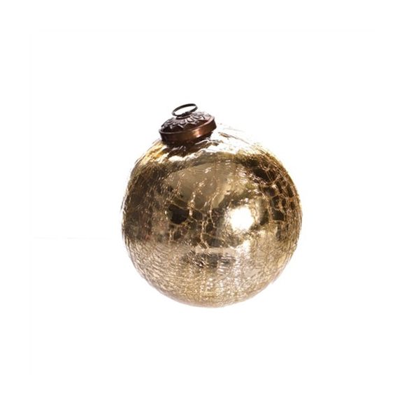 Üveggömb 15cm - Arany