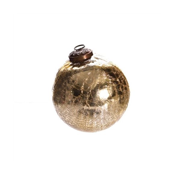 Üveggömb 12cm - Arany