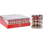 Gömb műanyag D3 s/24 fényes/matt/glitteres - Barna/bézs