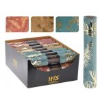   Dekoráció textil 28x150cm 3féle mintával - Pink/barna/kék