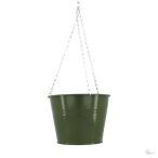 Kaspó akasztós 21x21x16 cm - Zöld