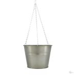 Kaspó akasztós 21x21x16 cm - Szürke