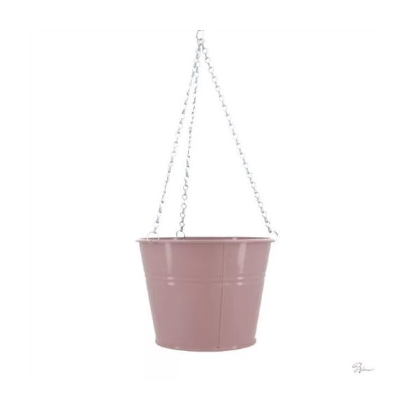Kaspó akasztós 21x21x16 cm - Rózsaszín