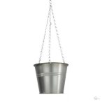 Kaspó akasztós 16x16x12 cm - Szürke