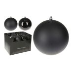 Műanyag gömb 12cm - Fekete 3féle