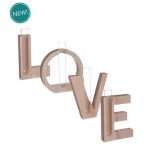 Fa betűk "LOVE" üveg kémcsővel 39x13,5cm