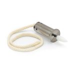 Gyertyakanóc Led lánggal fém házzal (3db LR44 elemel)