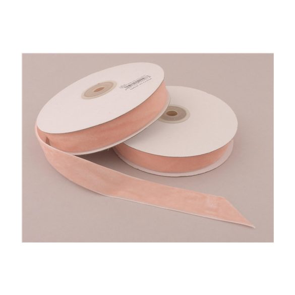 Bársony szalag 20 mm x 9,5 m - Barack