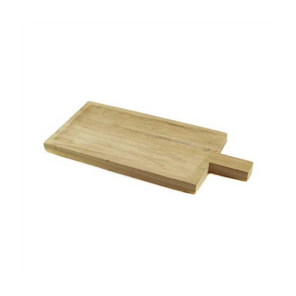 Dekorációs tálca négyszögletes fa 42x19x3cm