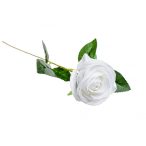 Rózsa ág 55cm - Fehér