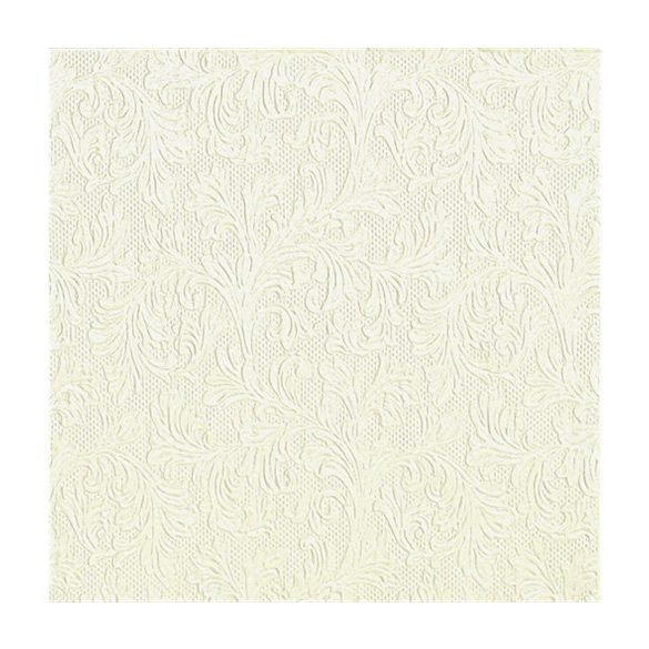 Papír Szalvéta 3 régetű - Fiorentina uni gyöngyház 33x33cm gyöngyház fehér S/16db