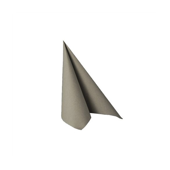 Papír Szalvéta 3 régetű - Uni szürke 33x33cm szürke S/16db