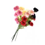 Szegfű szálas 87cm 5fej - Több színben