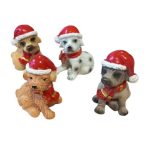 Figura kutya poly mikulássapis 15x5x3cm - 4féle S/4