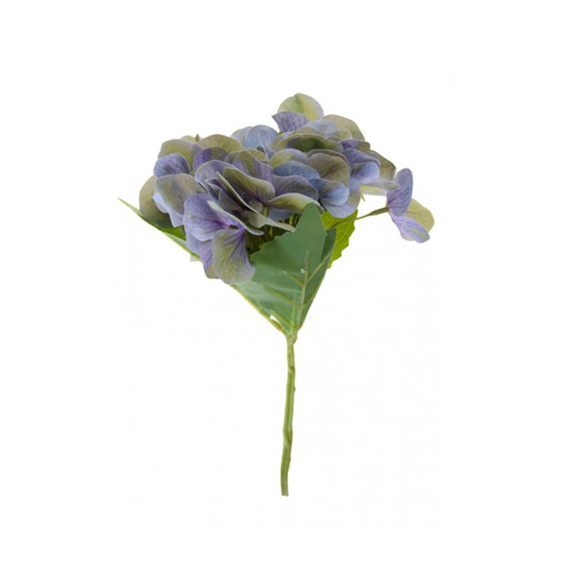 Hortenzia csokor 35cm - Kék/sárga