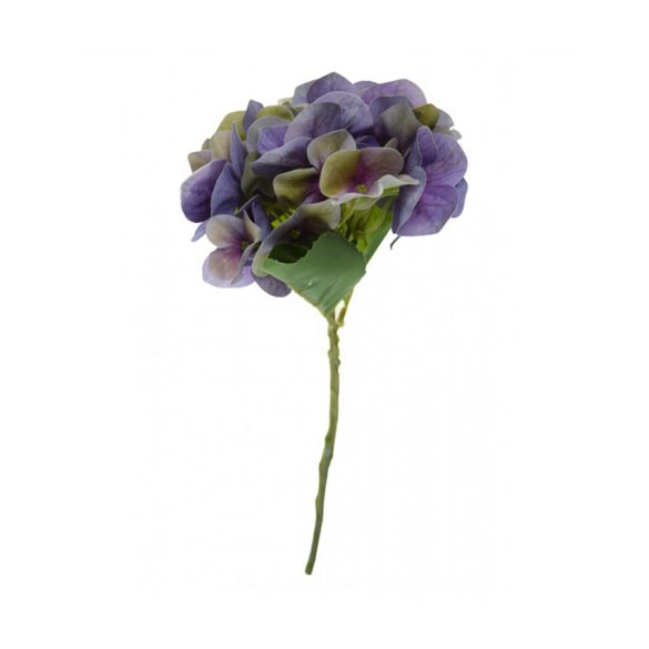 Hortenzia csokor 35cm - Lila/sárga