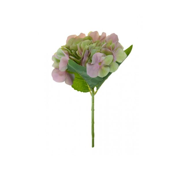 Hortenzia csokor 35cm - Sárga/rózsaszín