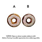 Fánk mézeskalács bársony akasztós 13x3cm - S/2