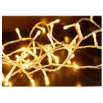   Fényfüzér 800LED-es 80M - Melegfehér (átlátszó vezetékes) + adapter