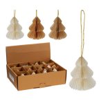 Karácsonyfadísz papír akasztható 8cm - 3 féle