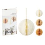 Karácsonyfadísz papír akasztható 25cm - 3 féle