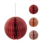 Karácsonyfadísz papír akasztható 25cm - 3 féle