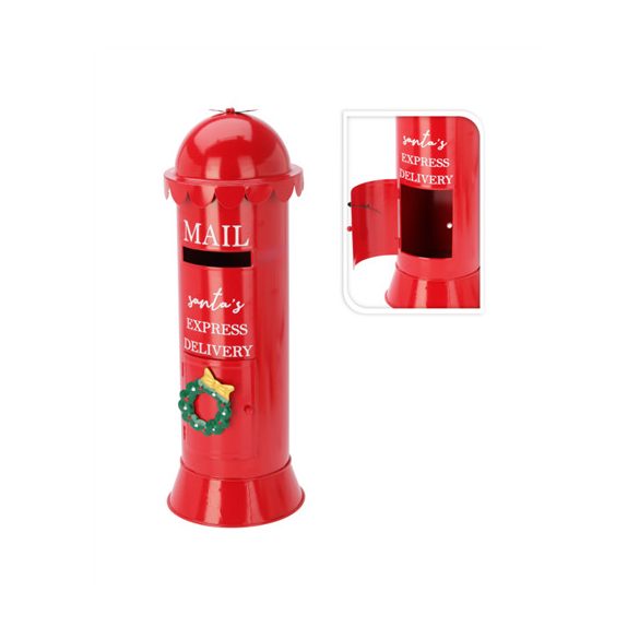 Postaláda 19x53cm - Piros