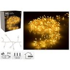 Fényfüzér cluster 1440 LED-es 14.4m - Melegfehér