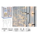 Fényfüggöny 160LED-es sorolható 3,1m - Melegfehér