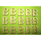 Natúr fa betűk Book Antiqua B 15db/csomag 3cm