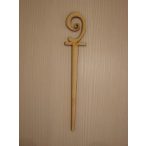 Natúr fa beszúrós vidám számok 18x3cm