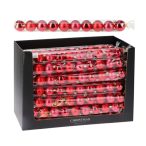 Műanyag gömb 5cm - Piros S/10