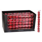 Műanyag gömb 6cm - Piros S/9