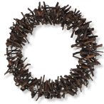 Tövises koszorú 35cm - Barna