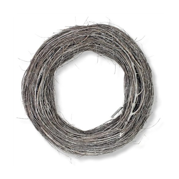 Bohém koszorú 40cm - Szürke